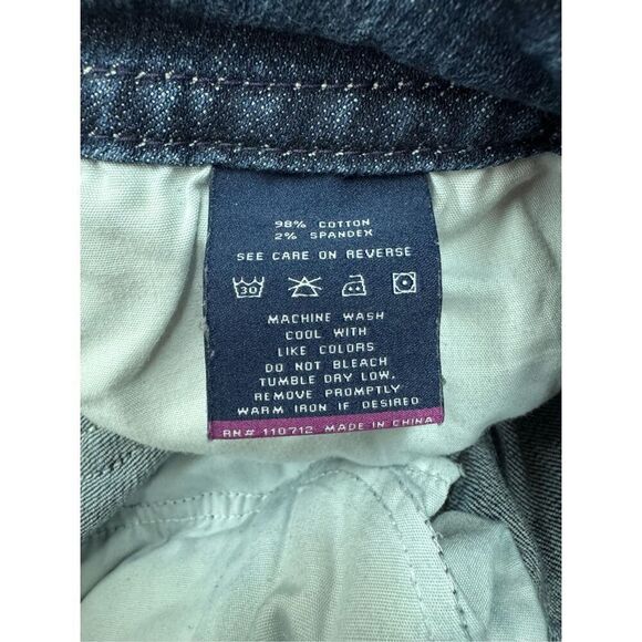 Vigoss The Chelsea Slim Boot Dark Wash Jeans Size 7/8 Length 33 - Picture 10 of 11